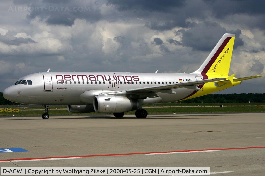 D-AGWI, 2008 Airbus A319-132 C/N 3358, visitor