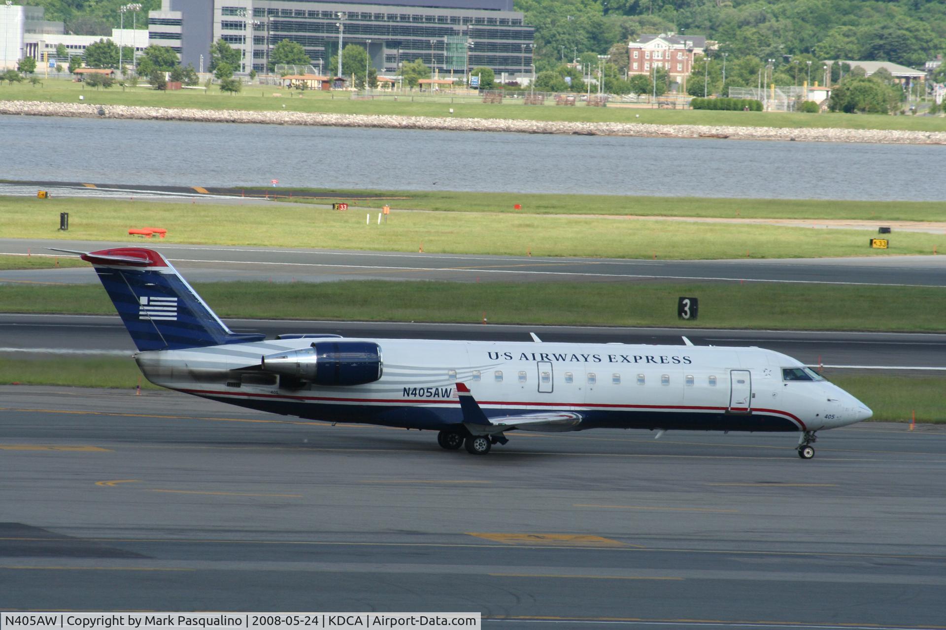 N405AW, 1999 Bombardier CRJ-200LR (CL-600-2B19) C/N 7362, CL-600-2B19