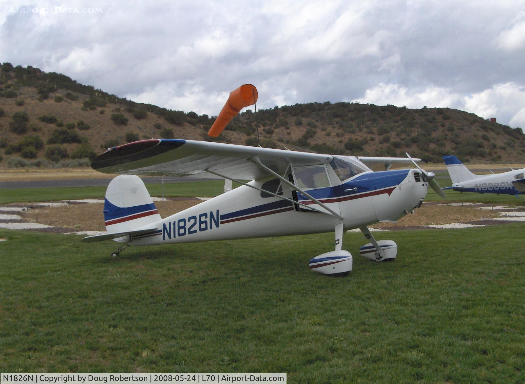 N1826N, 1946 Cessna 120 C/N 12070, 1946 Cessn 120, Continental C85 85 Hp