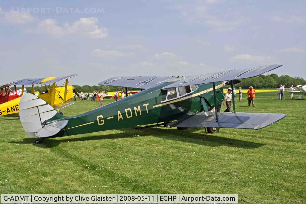 G-ADMT, 1936 De Havilland DH.87B Hornet Moth C/N 8093, HEX: 4024DB