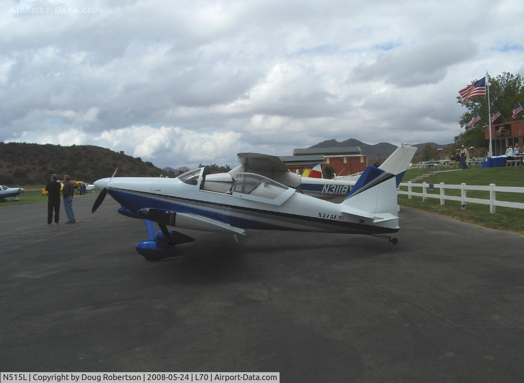 N515L, 2000 Vans RV-6 C/N 22923, 2000 Owens VAN's RV-6, Lycoming O&VO-360