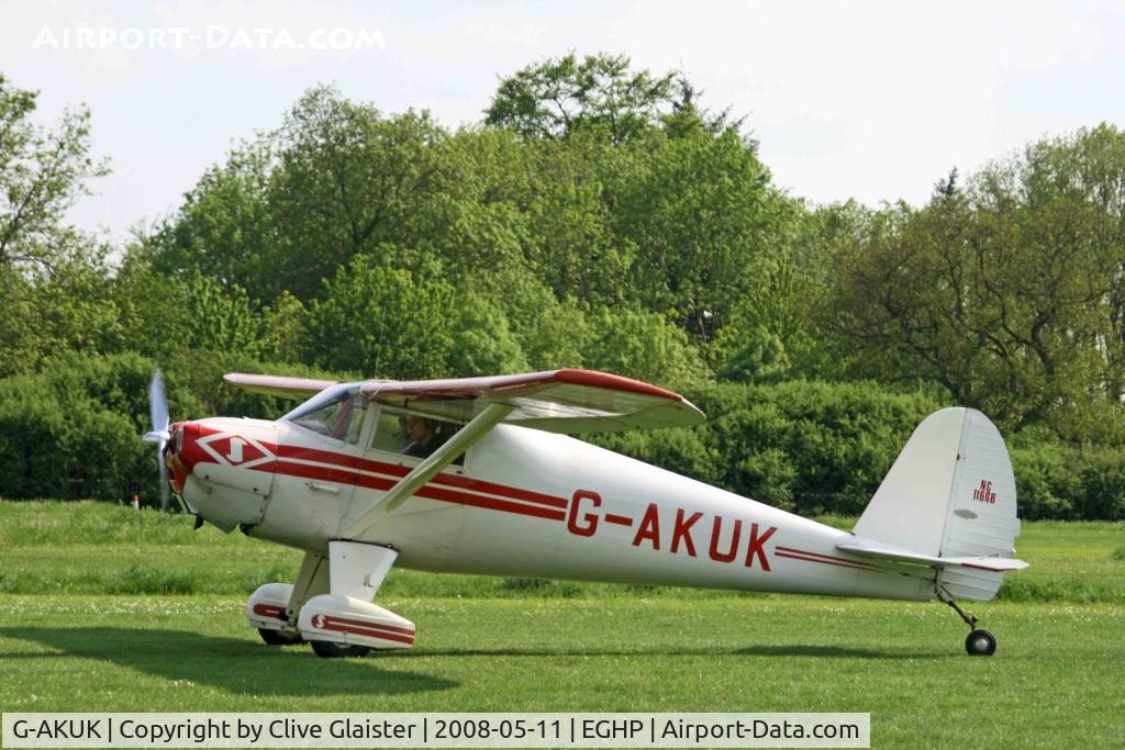 G-AKUK, 1948 Luscombe 8A C/N 5793, Ex ID: NC166B > N1166B >