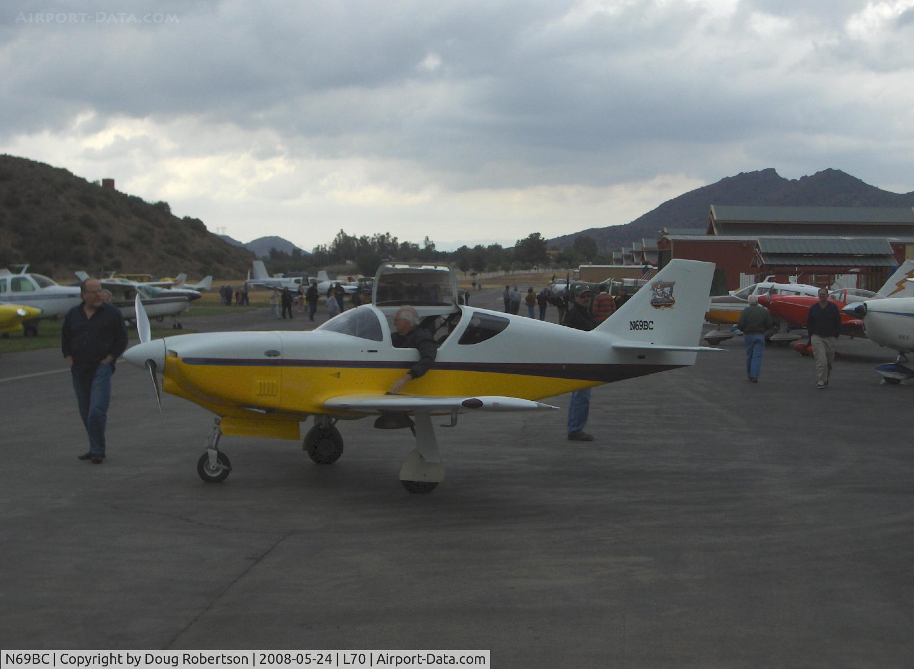 N69BC, 1987 Stoddard-Hamilton Glasair SHA C/N 567R, 1987 Bingham SHA-GLASAIR, Lycoming IO-320