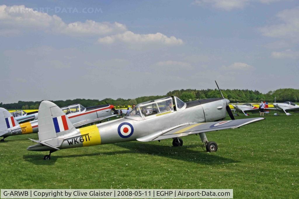 G-ARWB, 1952 De Havilland DHC-1 Chipmunk 22A C/N C1/0621, Ex ID: WK611