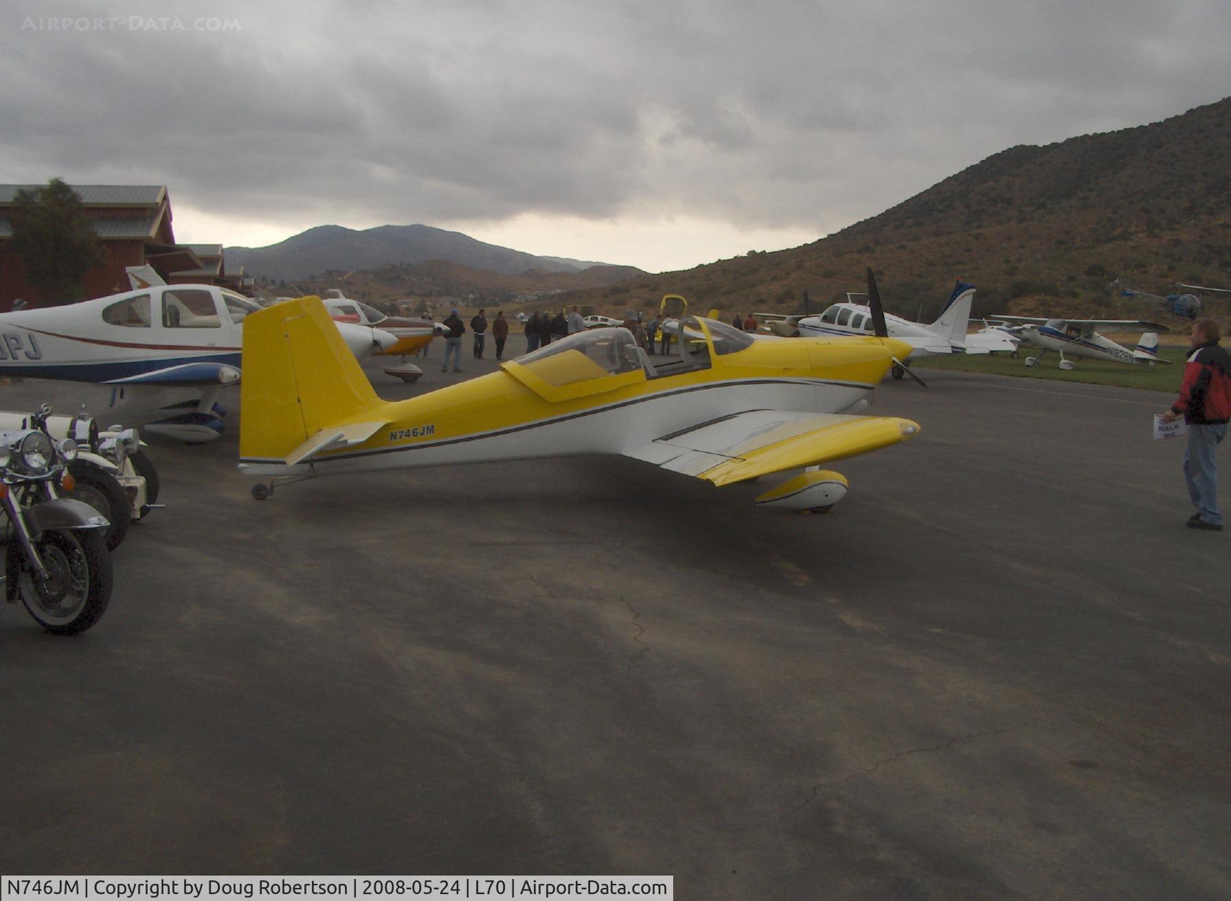 N746JM, 2007 Vans RV-7 C/N 71695, 2007 Malherbe/Malherbe VAN's RV-7