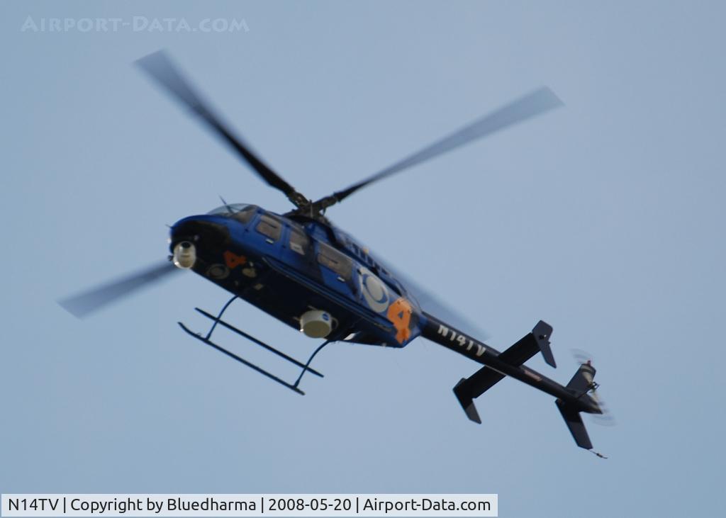 N14TV, 1996 Bell 407 C/N 53048, Denver Channel 4 News Flys over Columbine High School