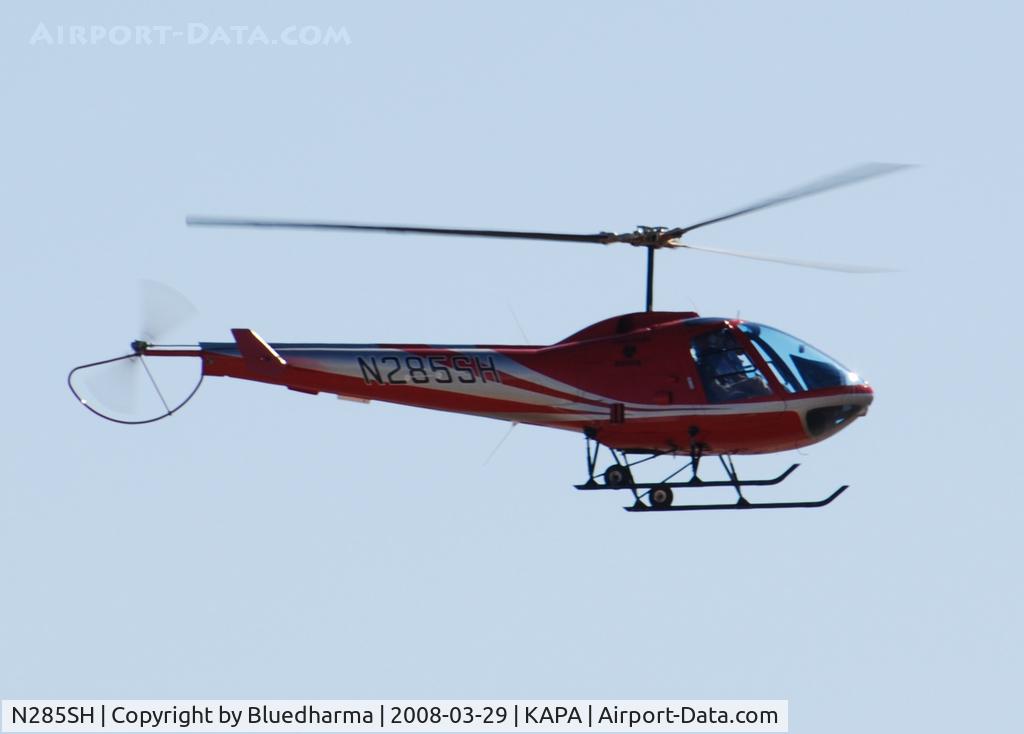 N285SH, 2006 Enstrom 280FX Shark C/N 2120, On approach.