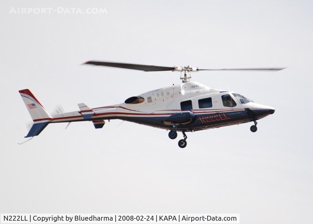 N222LL, 1981 Bell 222 C/N 47060, On approach.