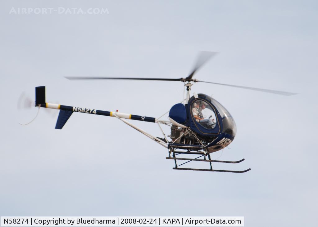 N58274, 1978 Hughes 269C C/N 1180719, On approach