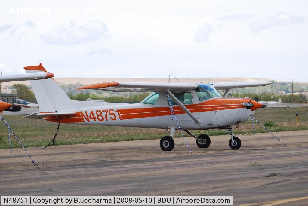 N48751, 1977 Cessna 152 C/N 15280951, At the Boulder Open House 2008.