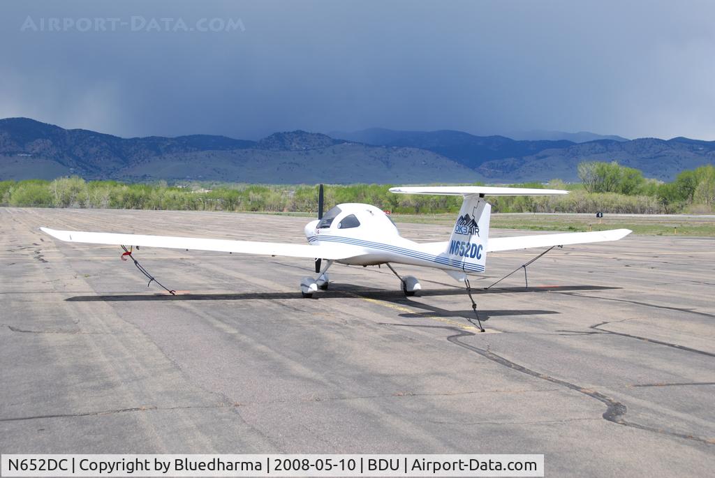 N652DC, 2001 Diamond DA-20C-1 Eclipse C/N C0152, At the Boulder Open House 2008.