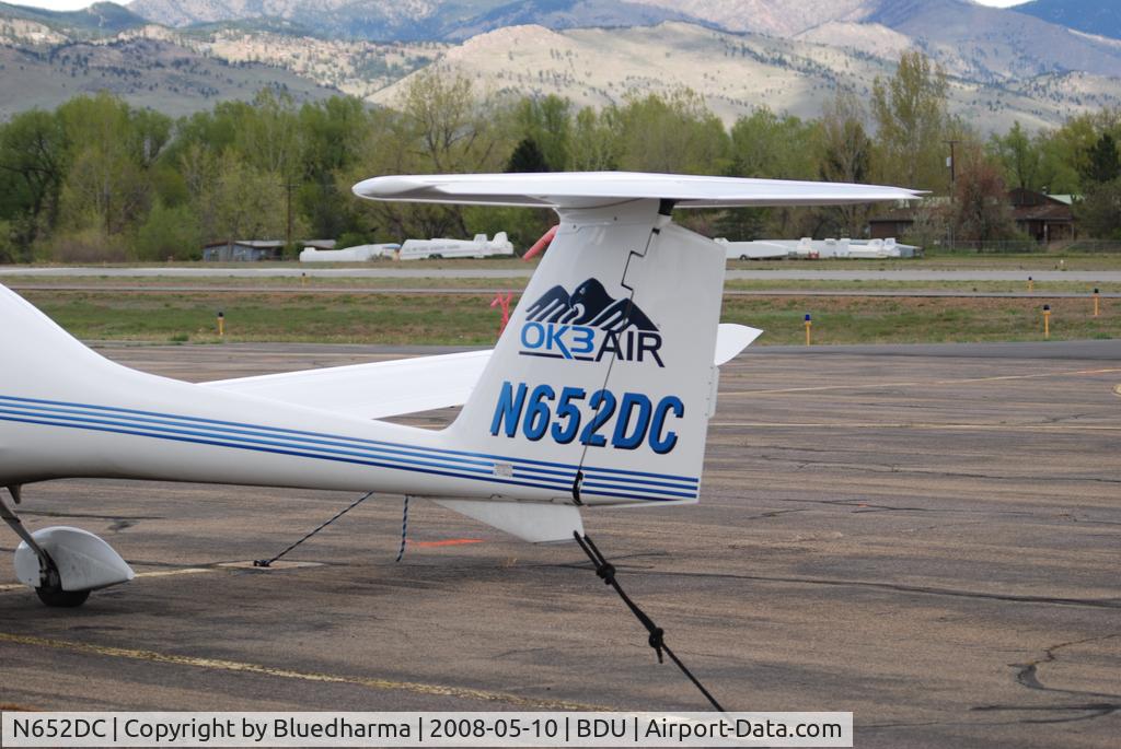 N652DC, 2001 Diamond DA-20C-1 Eclipse C/N C0152, At the Boulder Open House 2008.