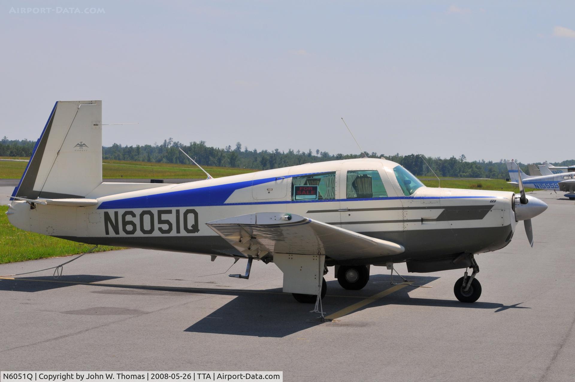 N6051Q, 1965 Mooney M20E C/N 888, At rest