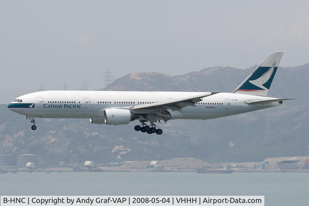 B-HNC, Boeing 777-267 C/N 27263, Cathay Pacific 777-200