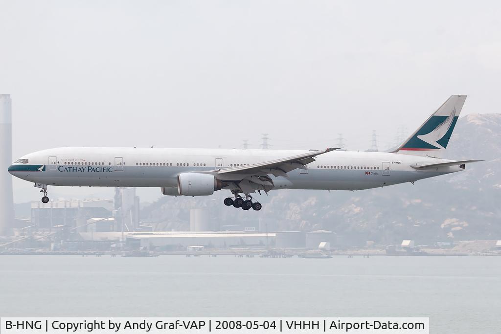 B-HNG, 1997 Boeing 777-367 C/N 27505, Cathay Pacific 777-300