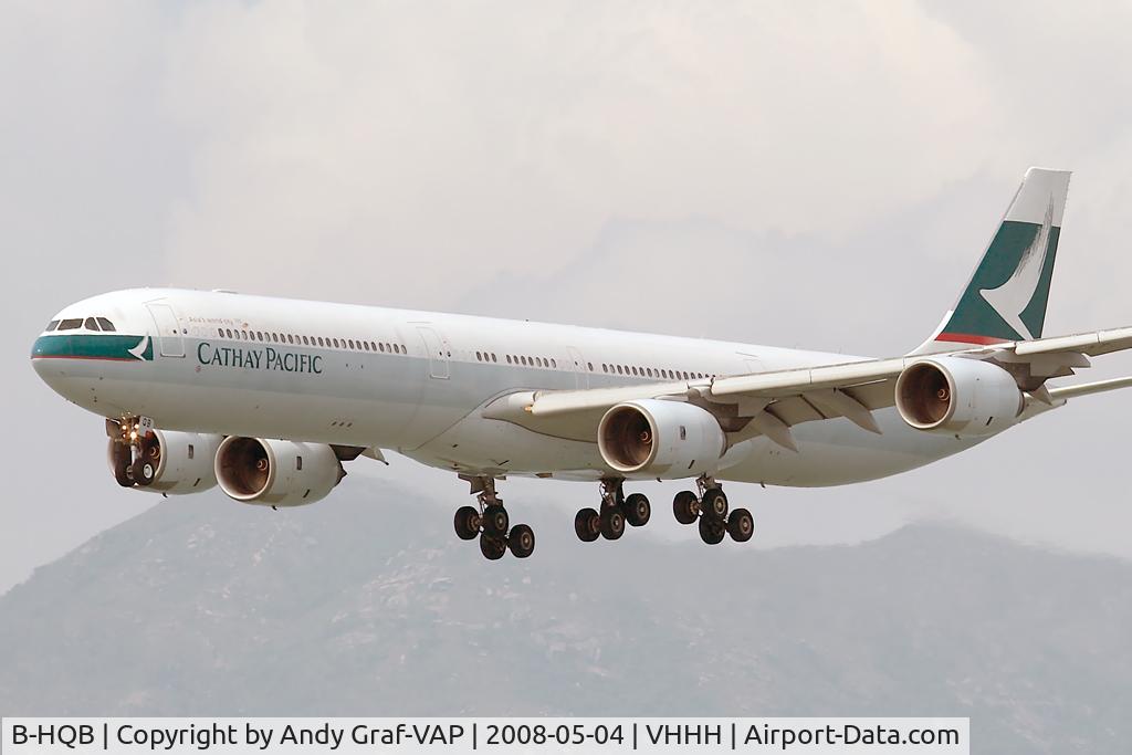 B-HQB, 2002 Airbus A340-642 C/N 453, Cathay Pacific A340-600