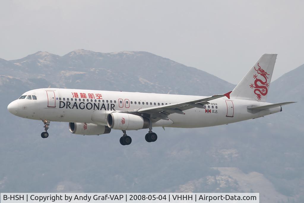 B-HSH, 1998 Airbus A320-232 C/N 0877, Dragonair A320-200