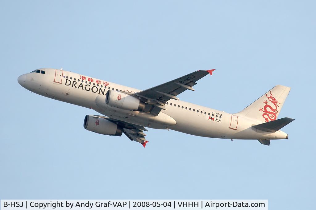 B-HSJ, Airbus A320-232 C/N 1253, Dragonair A320-200