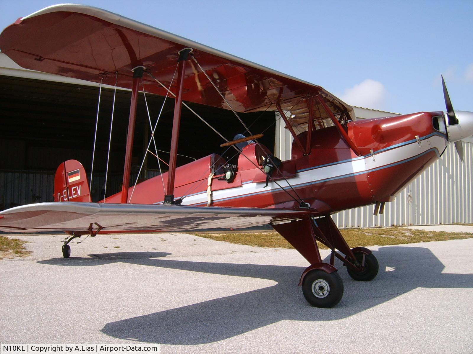 N10KL, Bucker Bu-131 Jungmann C/N 133, Bucker Bu-131A, Serial No. 133