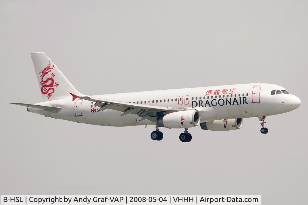 B-HSL, 2004 Airbus A320-232 C/N 2229, Dragonair A320-200
