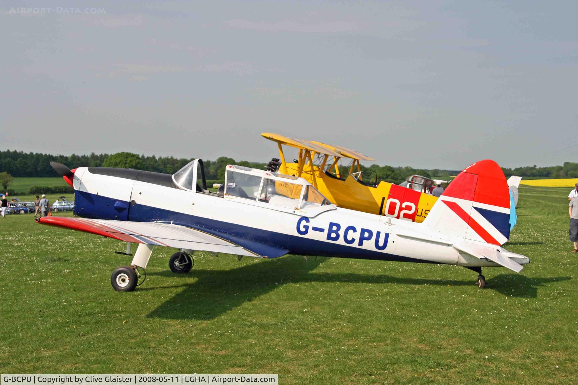 G-BCPU, 1953 De Havilland DHC-1 Chipmunk T.10 C/N C1/0839, Ex ID: WP973