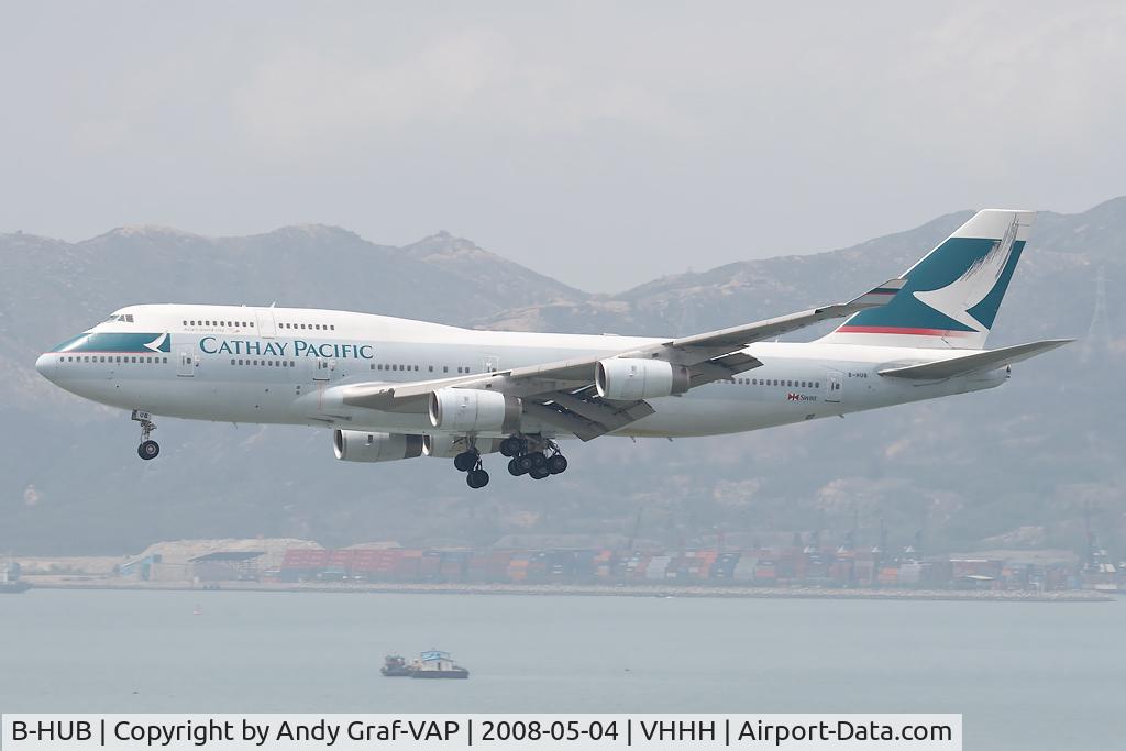 B-HUB, 1992 Boeing 747-467 C/N 25873, Cathay Pacific 747-400