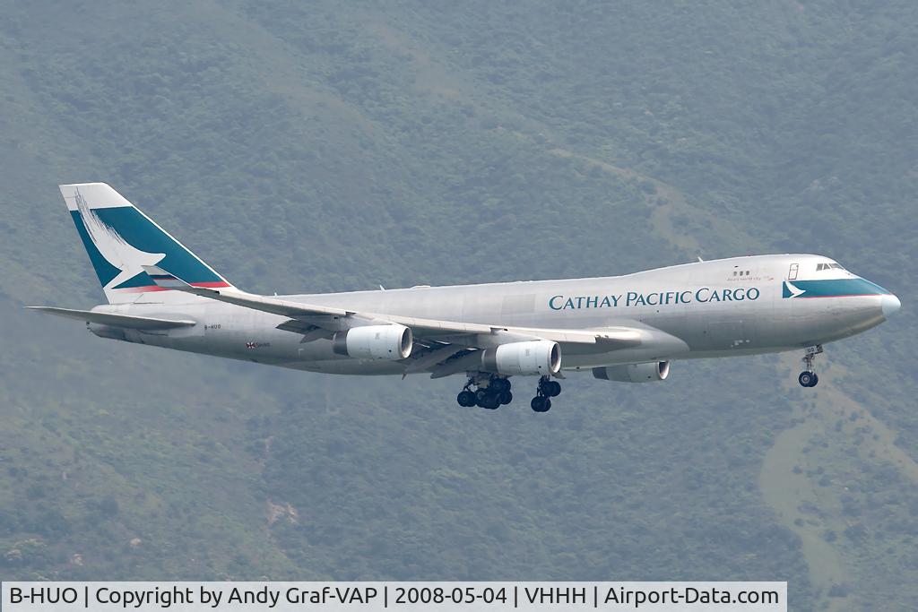 B-HUO, 2001 Boeing 747-467F/SCD C/N 32571, Cathay Pacific Cargo 747-400