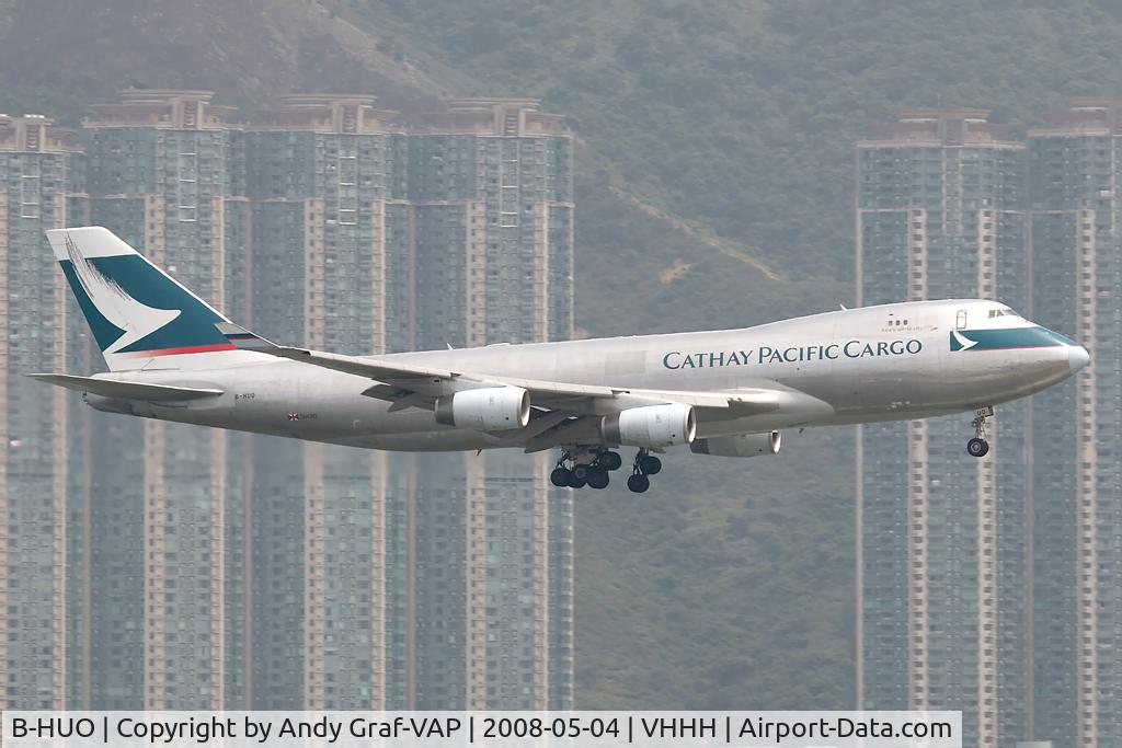 B-HUO, 2001 Boeing 747-467F/SCD C/N 32571, Cathay Pacific Cargo 747-400
