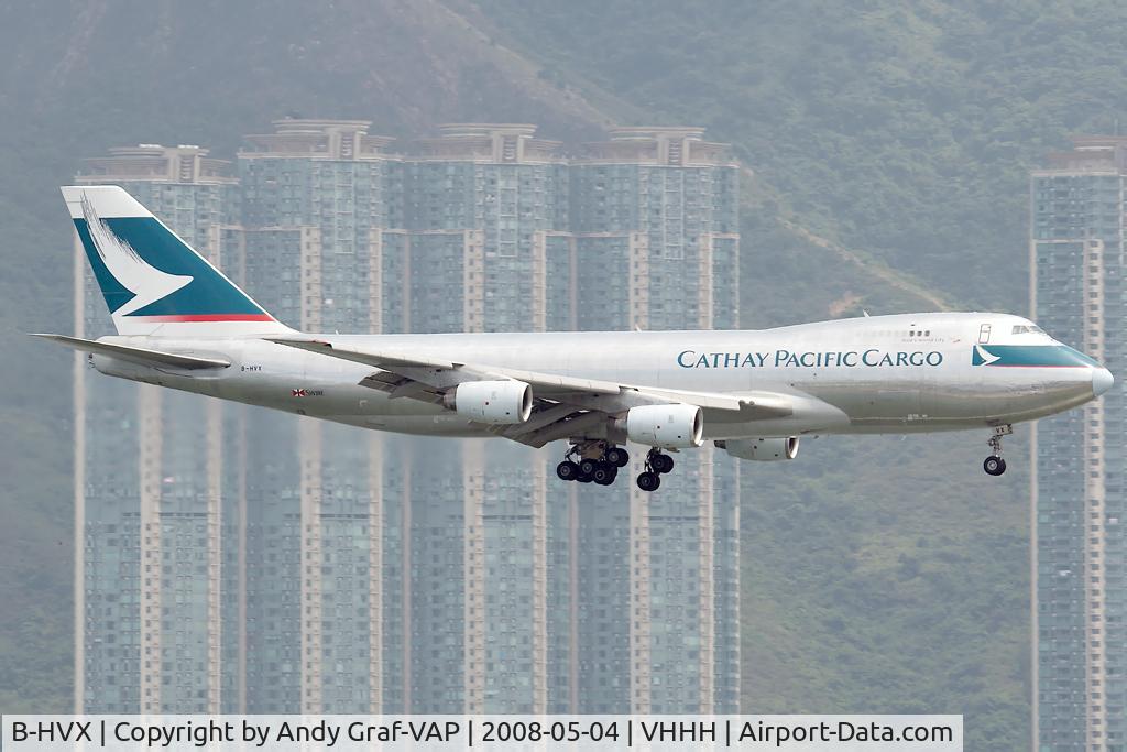 B-HVX, 1990 Boeing 747-267F/SCD C/N 24568, Cathay Pacific Cargo 747-200