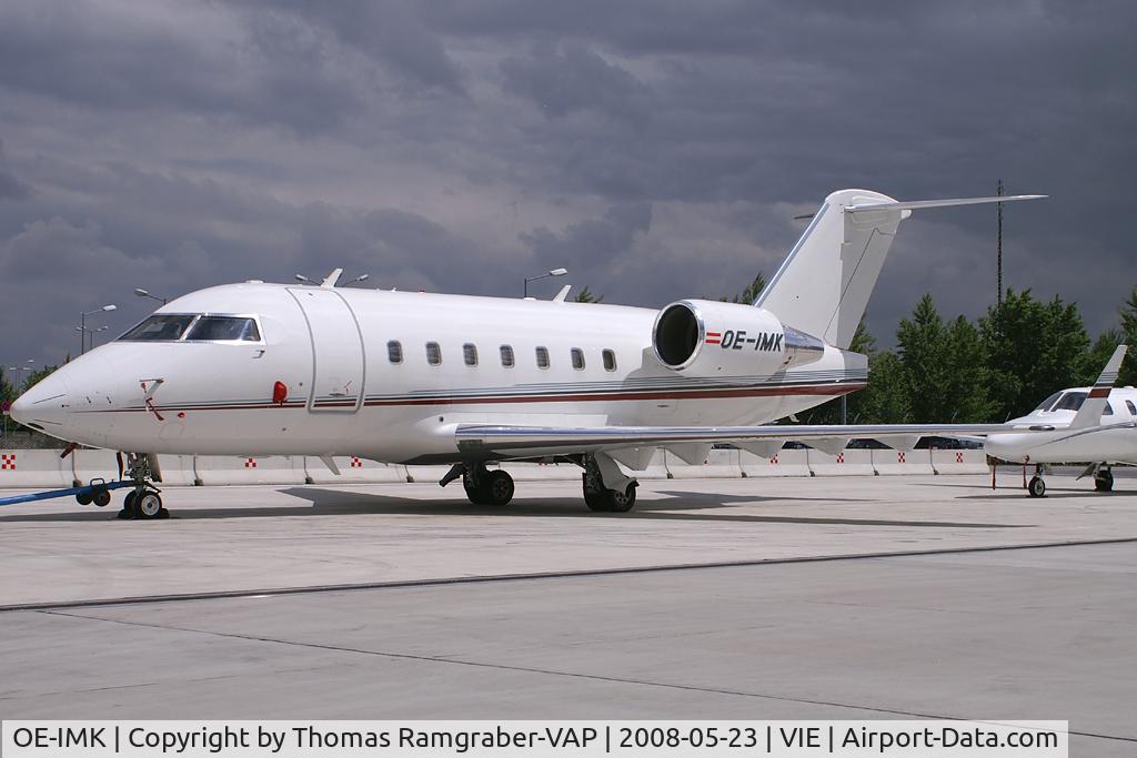 OE-IMK, Canadair Challenger 604 (CL-600-2B16) C/N 5664, Map Jets Canadair CL600 Challenger