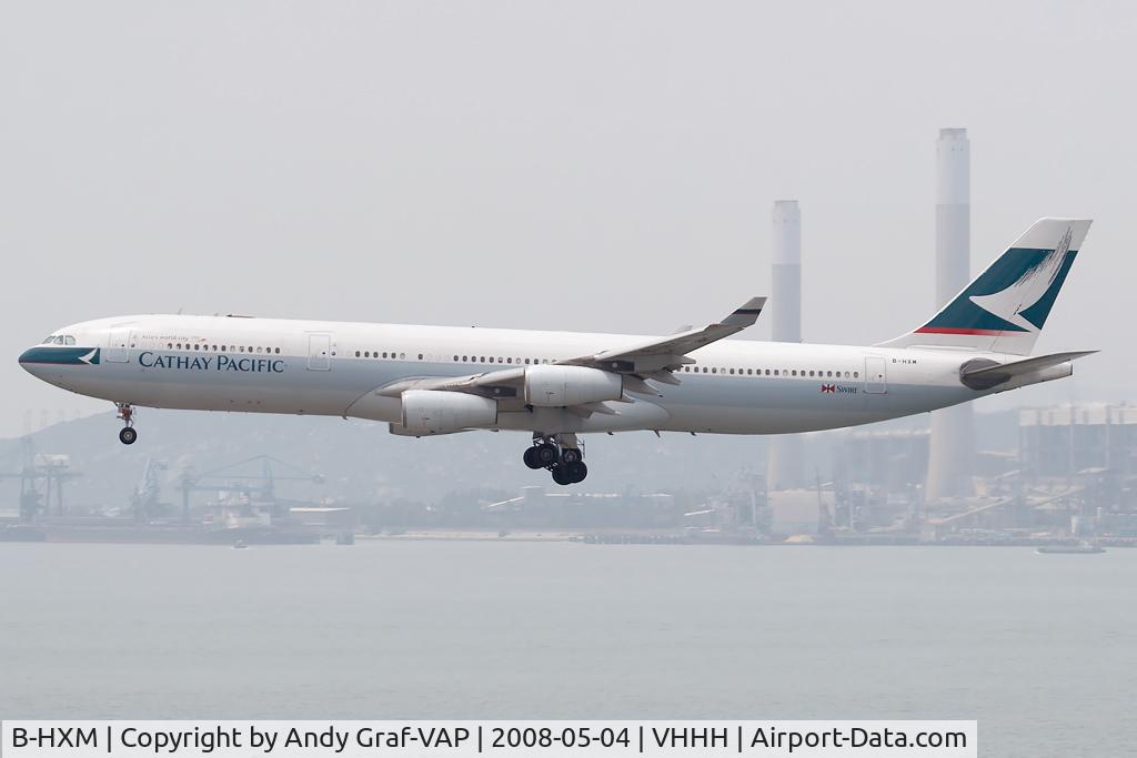B-HXM, 1996 Airbus A340-313X C/N 123, Cathay Pacific A340-300