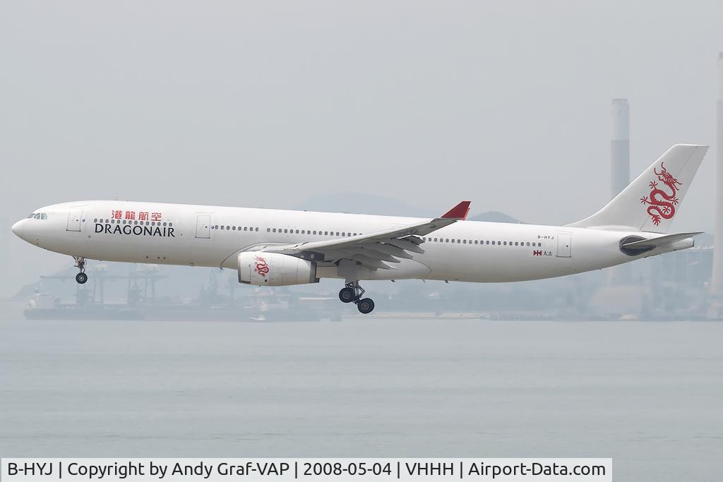 B-HYJ, 2002 Airbus A330-343X C/N 512, Dragonair A330-300