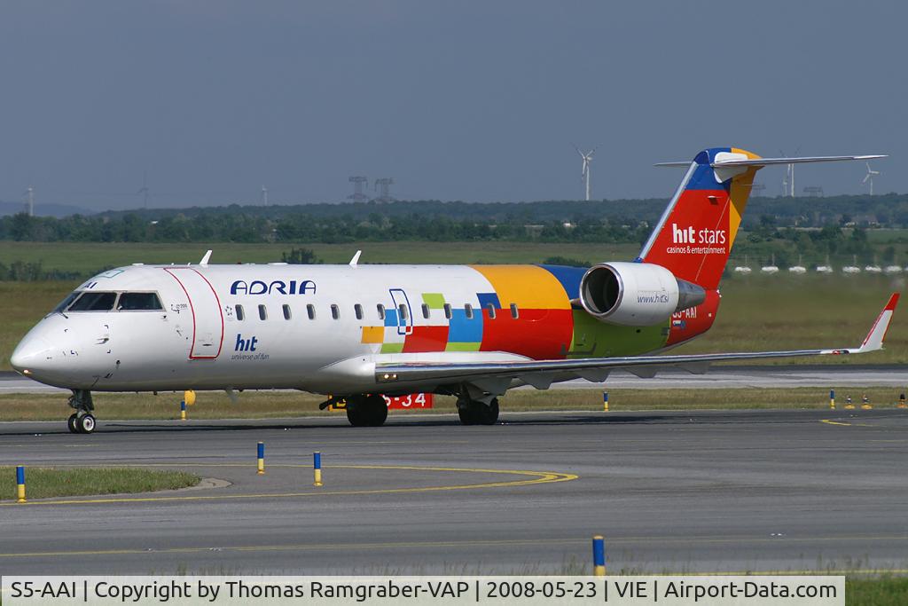 S5-AAI, 1998 Canadair CRJ-200LR (CL-600-2B19) C/N 7248, Adria Airways Canadair Regionaljet