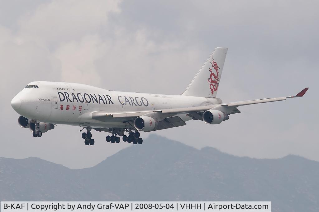 B-KAF, 1992 Boeing 747-412 C/N 26547, Dragonair Cargo 747-400