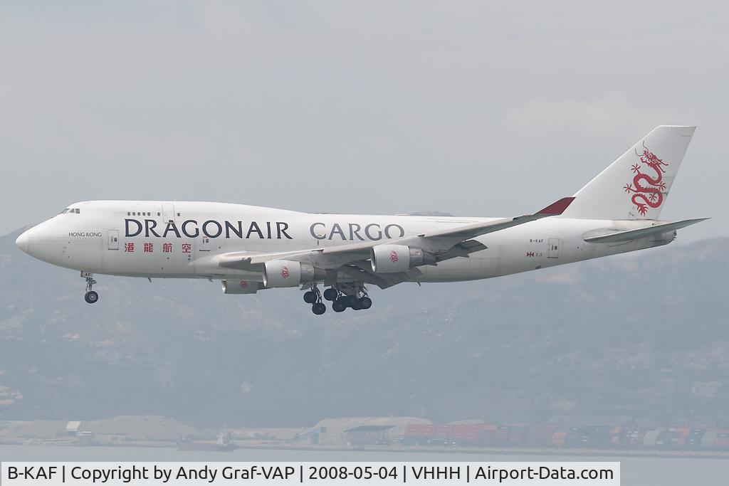 B-KAF, 1992 Boeing 747-412 C/N 26547, Dragonair Cargo 747-400