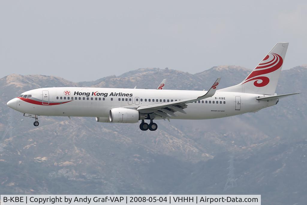 B-KBE, 2005 Boeing 737-84P C/N 32605, Hong Kong Airlines 737-800