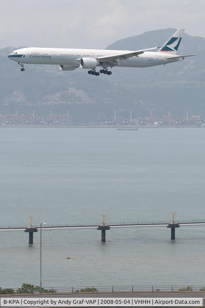 B-KPA, 2007 Boeing 777-367/ER C/N 36154, Cathay Pacific 777-300