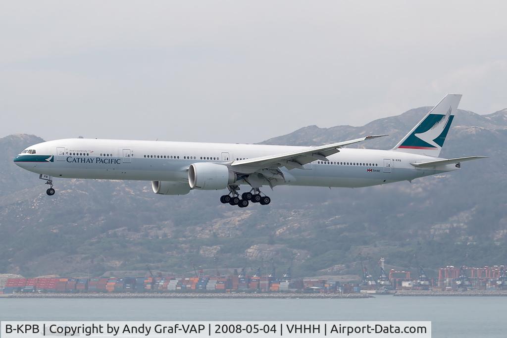 B-KPB, 2007 Boeing 777-367/ER C/N 35299, Cathay Pacific 777-300