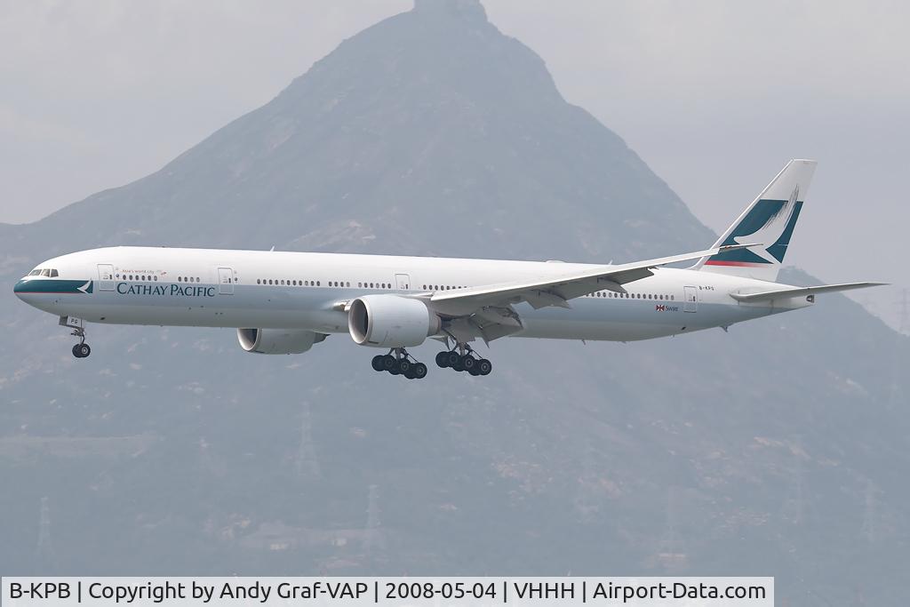 B-KPB, 2007 Boeing 777-367/ER C/N 35299, Cathay Pacific 777-300