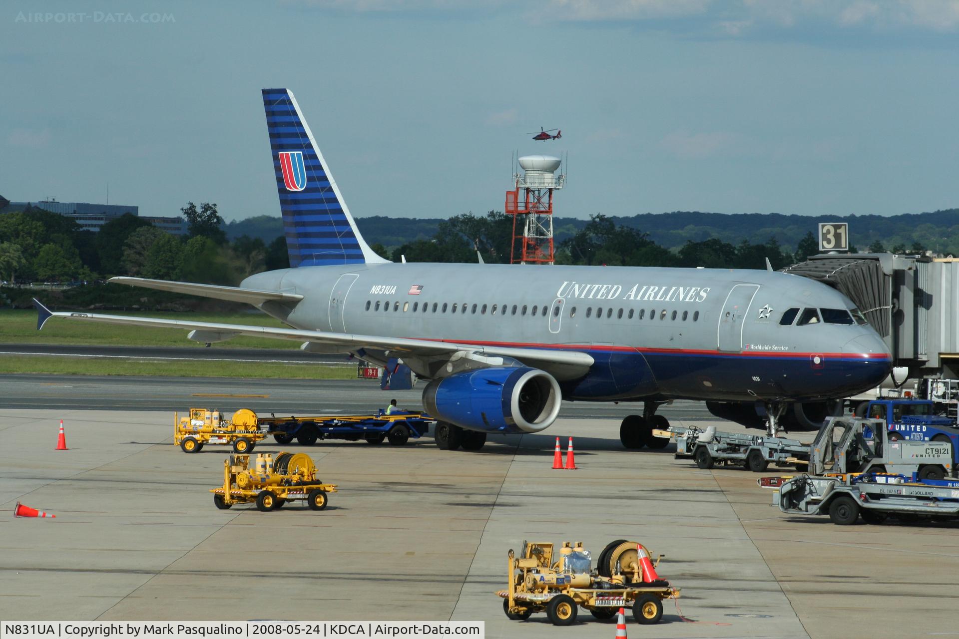 N831UA, 2000 Airbus A319-131 C/N 1291, Airbus A319