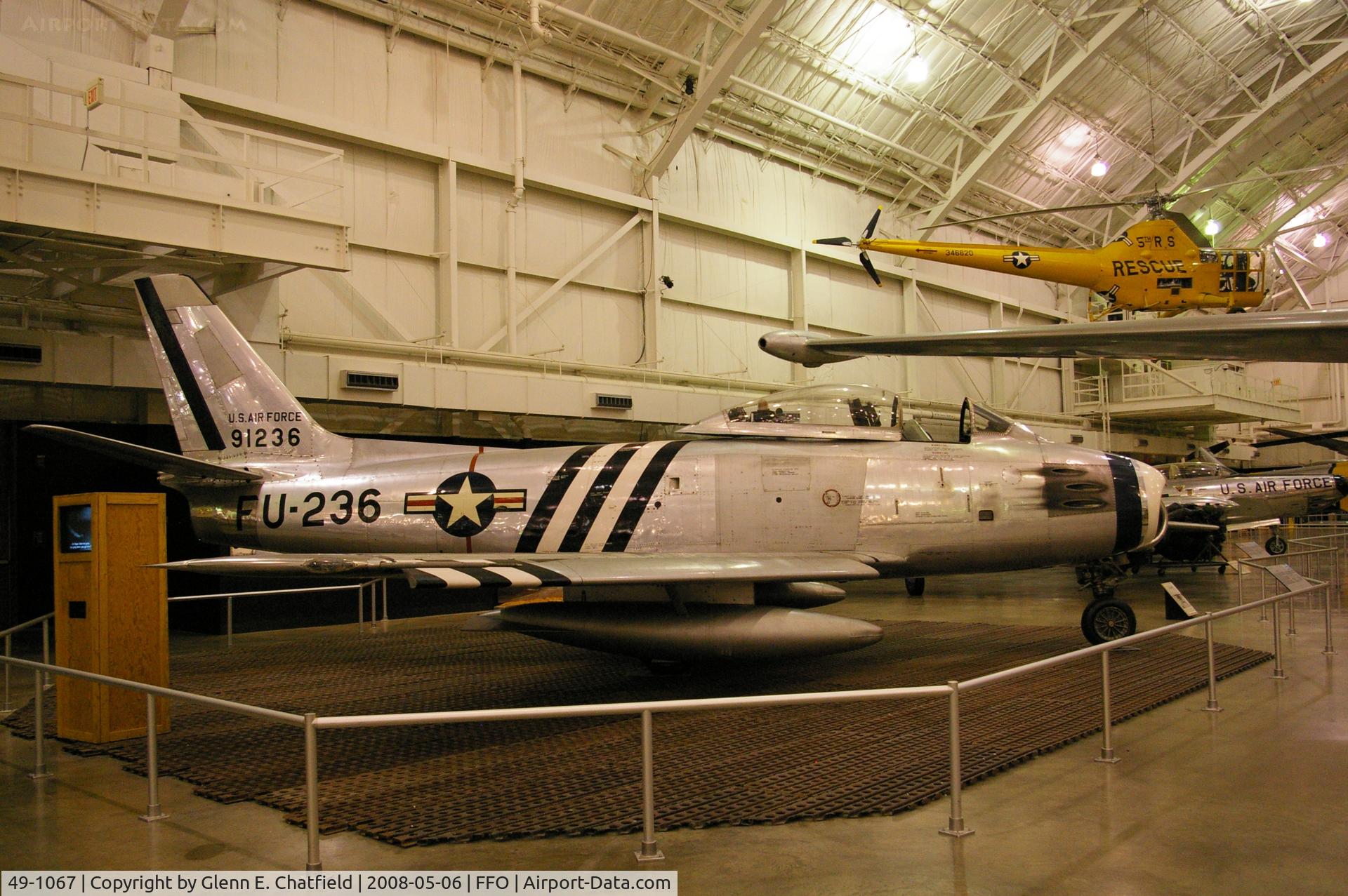 49-1067, 1949 North American F-86A-5-NA Sabre C/N 161-61, Displayed at the National Museum of the U.S. Air Force