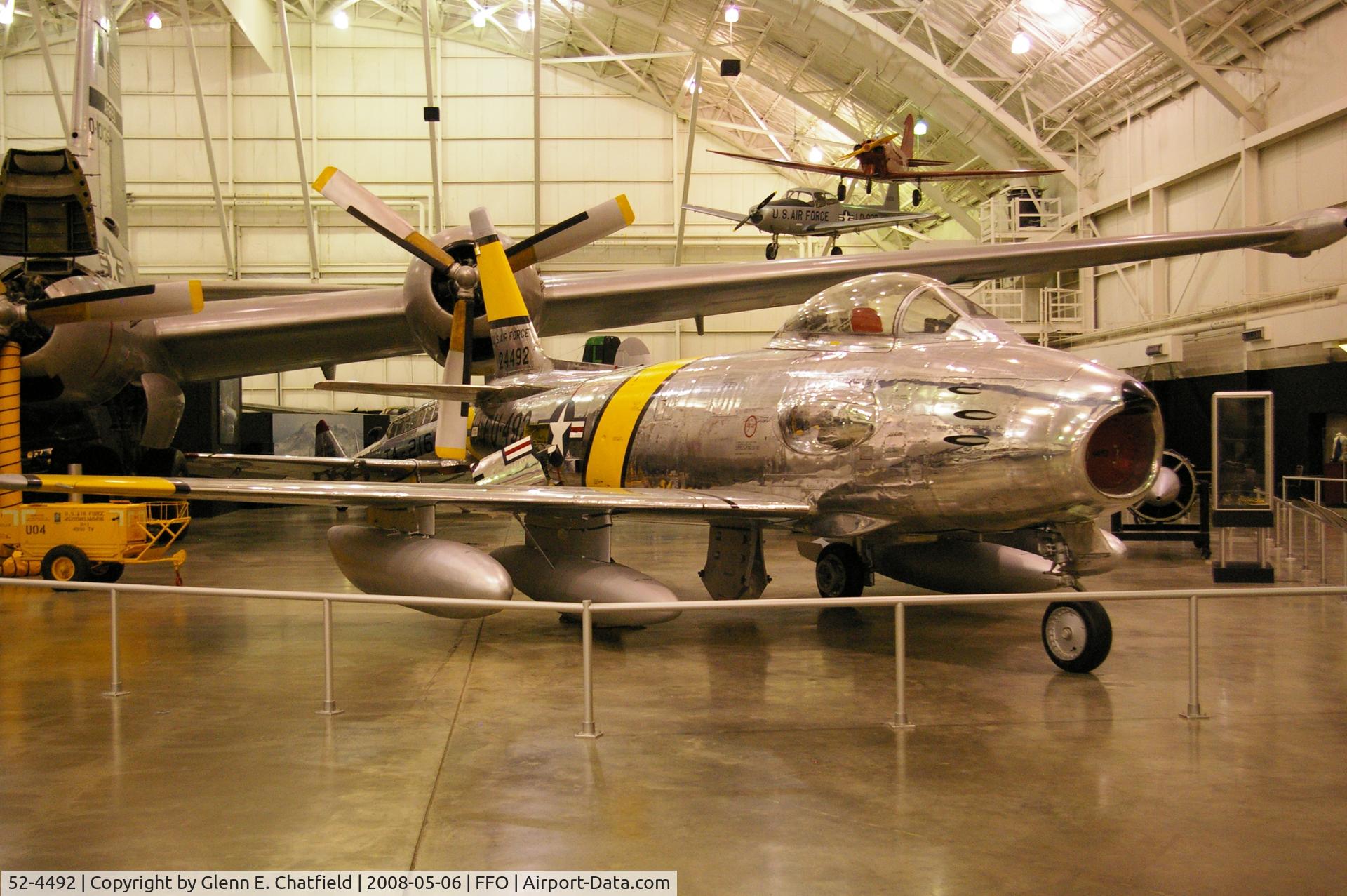 52-4492, 1952 North American RF-86F-30-NA Sabre C/N 191-88, RF-86F at the National Museum of the U.S. Air Force