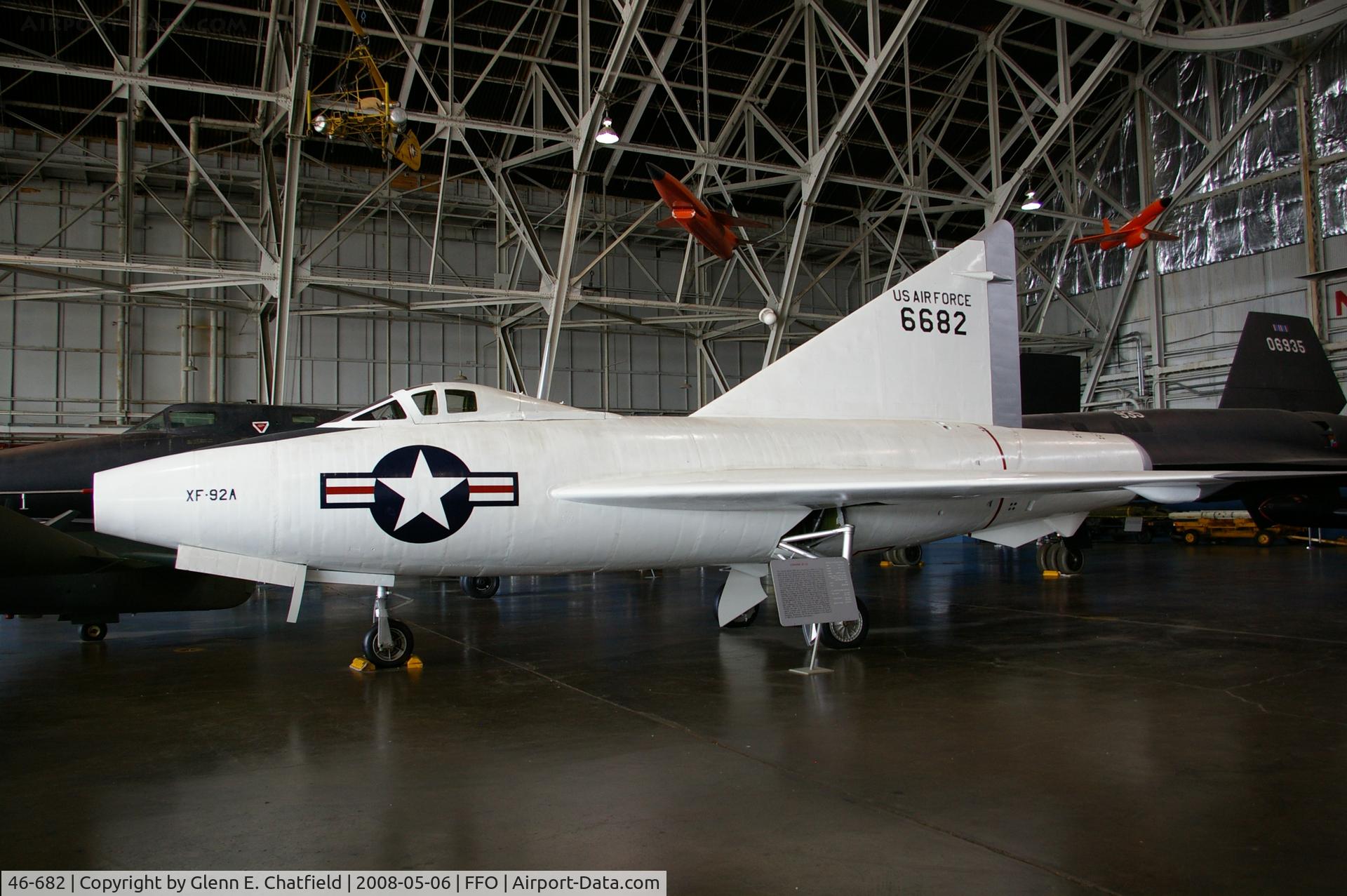 46-682, 1948 Convair XF-92A C/N 7-002, Displayed at the National Museum of the U.S. Air Force