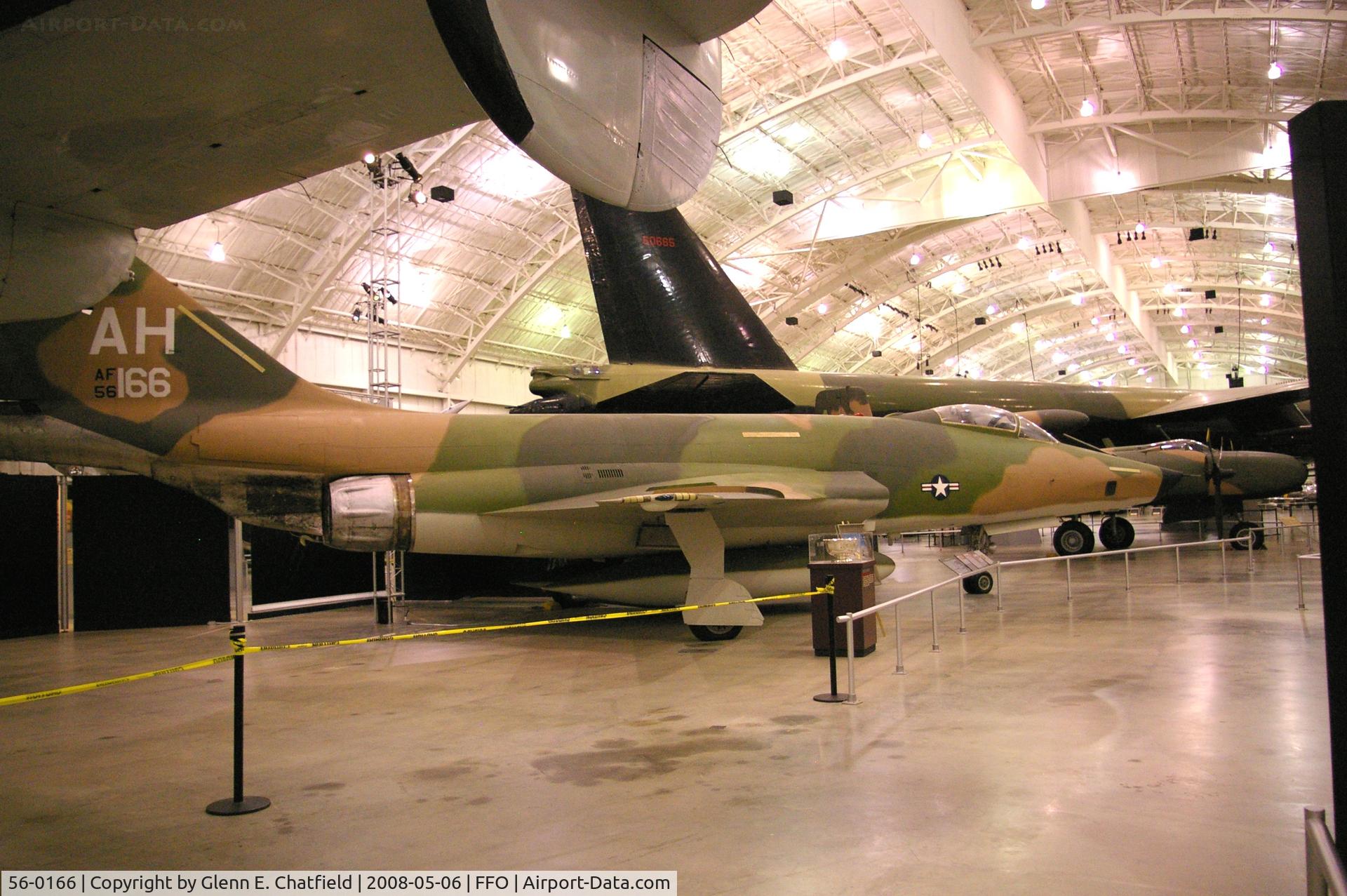 56-0166, 1956 McDonnell RF-101C Voodoo C/N 127, RF-101C displayed at the National Museum of the U.S. Air Force