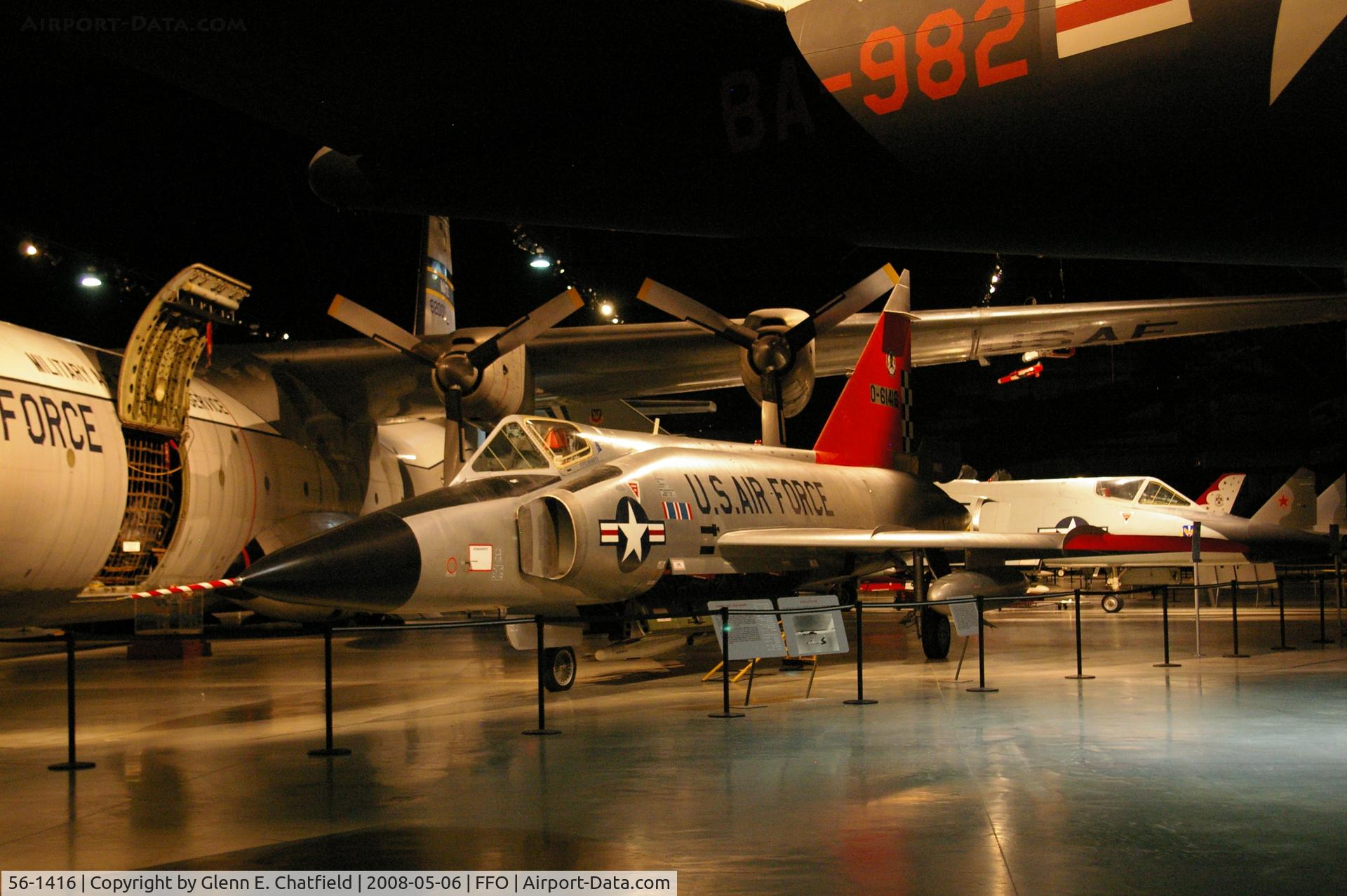 56-1416, 1956 Convair F-102A Delta Dagger C/N 8-10-363, Displayed at the National Museum of the U.S. Air Force