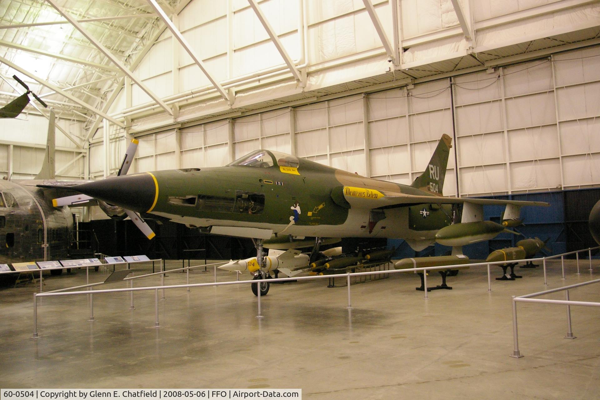 60-0504, 1961 Republic F-105D Thunderchief C/N D192, F-105D displayed at the National Museum of the U.S. Air Forc