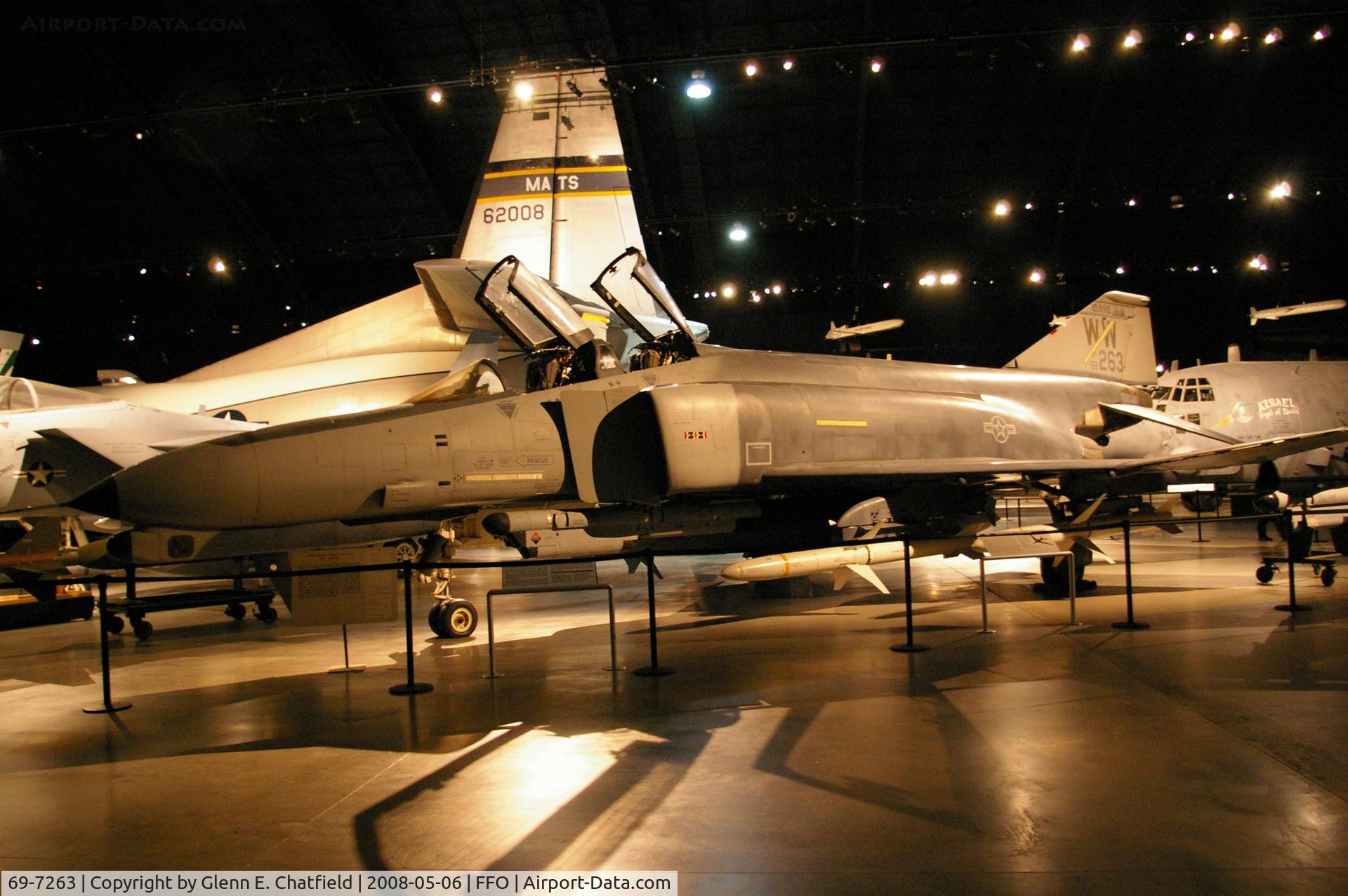 69-7263, 1969 McDonnell Douglas F-4G Phantom II C/N 3947, Displayed at the National Museum of the U.S. Air Force