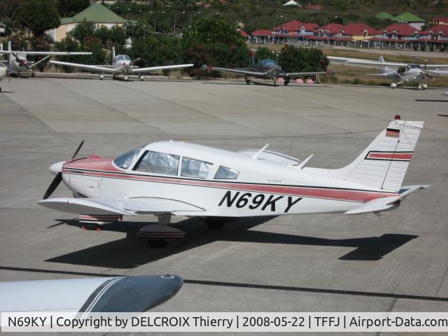 N69KY, 1973 Piper PA-28-180 C/N 28-7305300, TFFJ - Saint-Barthélemy