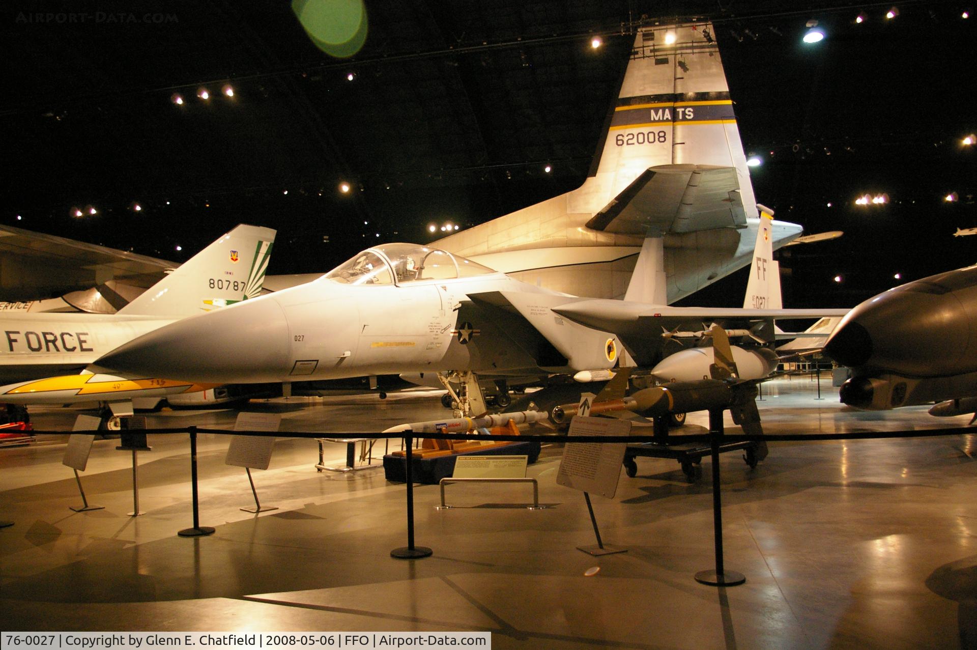 76-0027, 1976 McDonnell Douglas F-15A Eagle C/N 0207/A179, Displayed at the National Museum of the U.S. Air Force