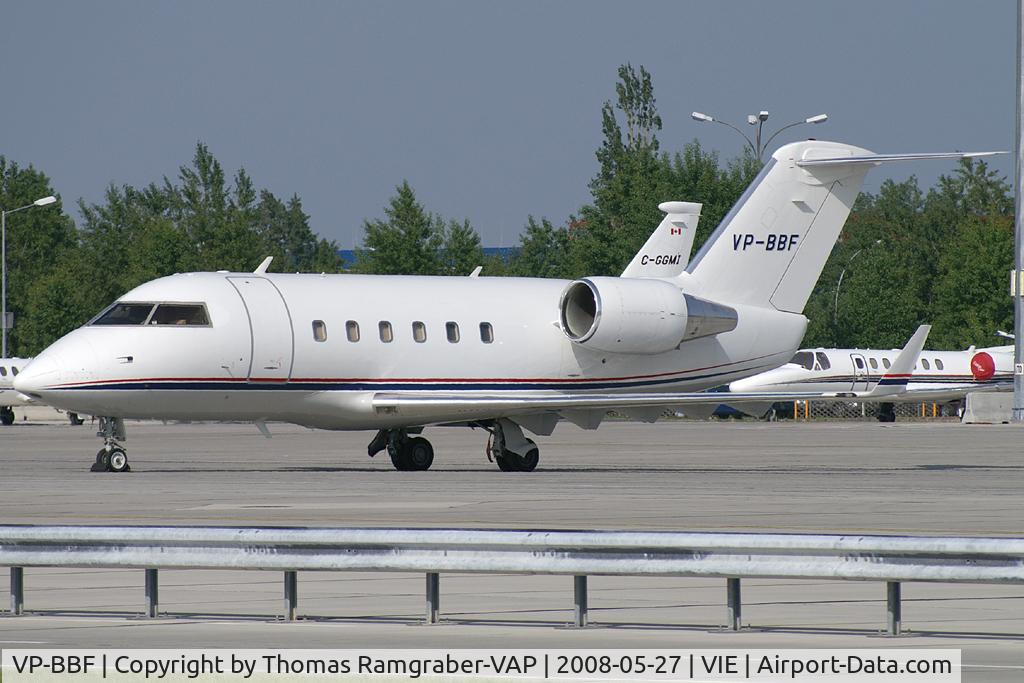 VP-BBF, 1988 Canadair Challenger 601 (CL-600-2A12) C/N 3033, Vacuna Jets Canadair CL600 Challenger